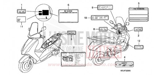 ETIQUETTE DE PRECAUTIONS (FES1253-5) (FES1503-5) FES1253 de 2003